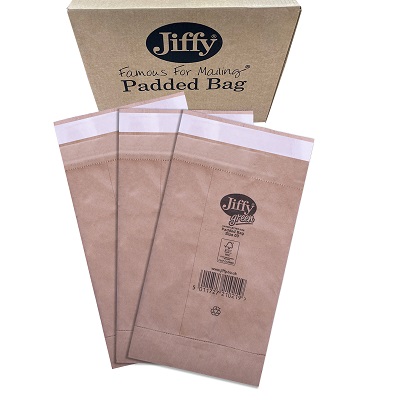 Jiffy Green PB00 Envelopes - 105x229mm